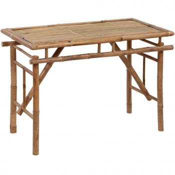 Bamboo Outdoor Folding Table 115x50x75 cm