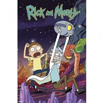 Rick and Morty Póster Planeta, 61 x 91.5 cm