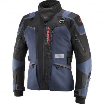 Ixon Odin Motorrad Textiljacke Rot Blau Größe 2XL Herren