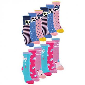 SockSnob Bamboo Breeze Kids Socks – 12‑Pack