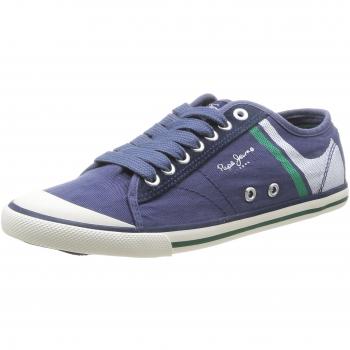 Pepe Jeans London TENIS PRINT, Herren Schuhe, Blau (585MARINE)