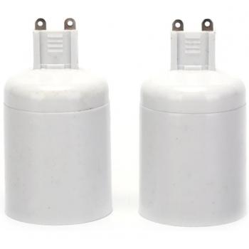 Halogen/G9 to E27 Base Adapter