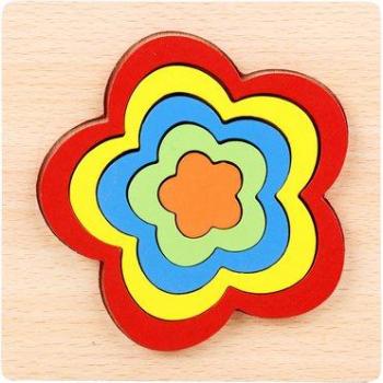 Puzzle en bois pour l'apprentissage des formes
