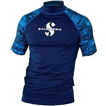 Scubapro AEGEAN Rash Guard Kurzarm Herren Slim Fit UV-Shirt 2017