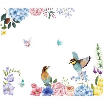 Colorful Birds Wall Stickers for Bedroom