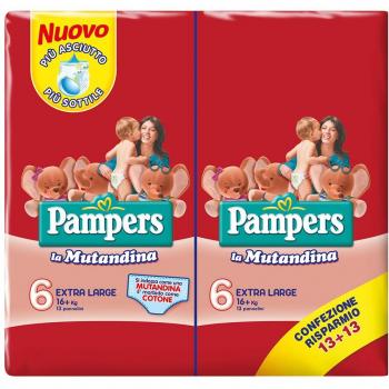 Pampers La Mutandina XXL 6 – Confezione da 26