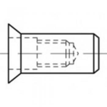 Ecrou à sertir M6 acier 500 pcs TOOLCRAFT