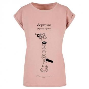 Mister Tee Ladies Depresso Relaxed Fit T-Shirt