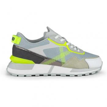 Munich Pulsar Damen Sneaker Hellblau/Grau/Grün – Größe 37
