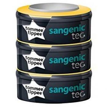 Tommee Tippee 3 rotoli di sacchetti per smaltimento pannolini Sangenic