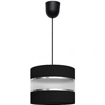 Helen Plafonnier Noir Argent 20cm