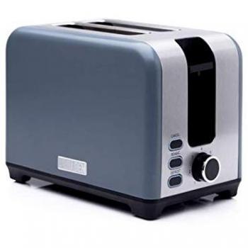 Hove 1929 Grey Slate Two‑Slot Toaster