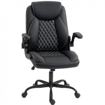 Prestige Black PU Leather Executive Desk Chair