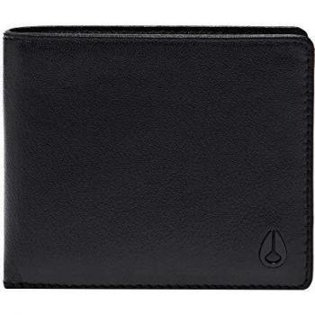 Nixon Pass Leather Wallet One Size Black | Porte-monnaie en cuir noir unisize