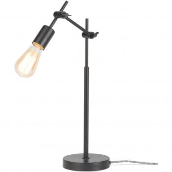Schwarze RoMi Sheffield Tischleuchte – 40 W, E27