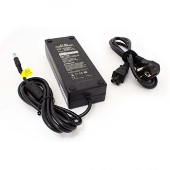 Chargeur 24 V vhbw, prise ronde, batterie Li‑ION/E‑bike