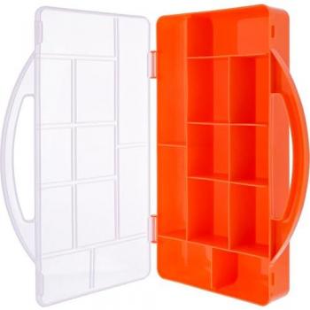 Minutecollection Inline Box – 11 Compartimenti, Dimensioni 271x186x40mm, Colore Arancione