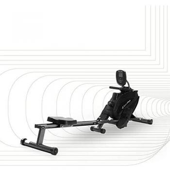 SportPlus klappbares Rudergerät, TÜV geprüft, leises Magnetbremssystem, kugelgelagerter Sitz für zuhause