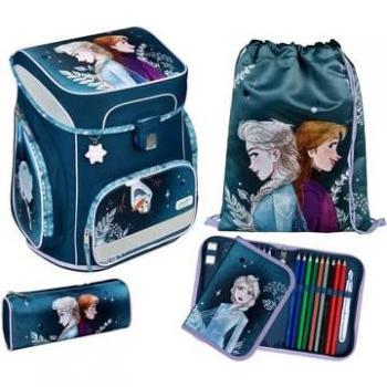Mochila Scooli Frozen con set escolar 5 unidades