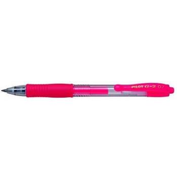 Penna a gel Pilot G-2 0,7mm colore rosso neon