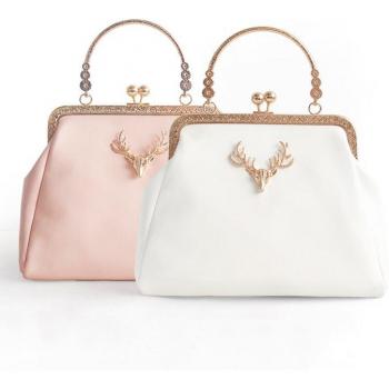 Small Three-Dimensional Deer PU Leather Handbag