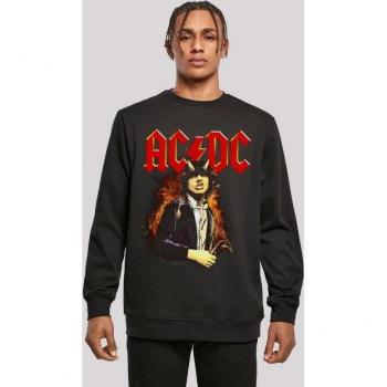 F4NT4STIC Angus ACDC Highway To Hell Print Sweatshirt Herren XS – Schwarze Langarm‑Version