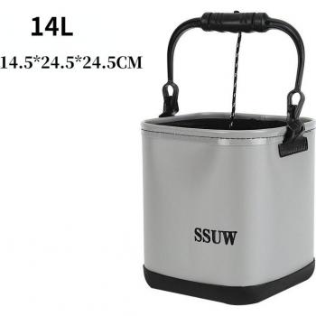 Cubo de Pesca Compacto y Resistente