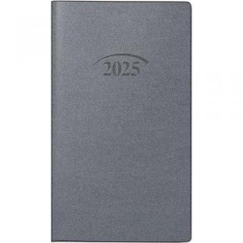Calendar Pocket 751 2025 – Cover in plastic silver