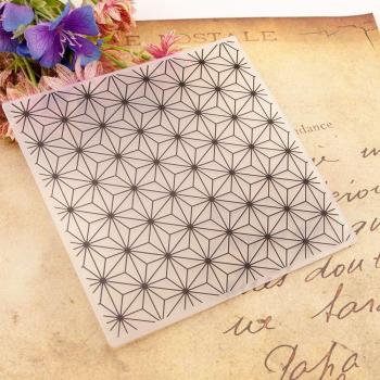 YPP CRAFT Grid Plastic Embossing Folders for DIY Crafts
