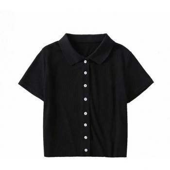 Polo Elegante Manga Cortas Para Mujer