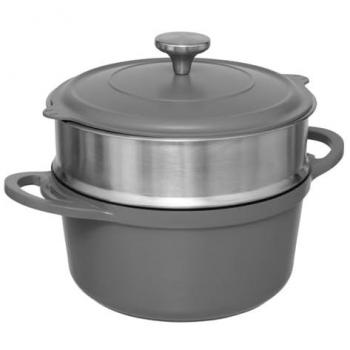 Olla Vapor D24 5Five Gris Metal