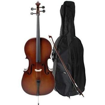 Classic Cantabile Student Cello 4/4 SET inkl. Bogen und Tasche