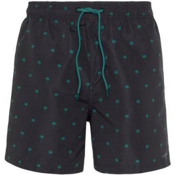 Badehose S.OLIVER, Herren, mit Palmenprint