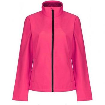 Regatta Men's Softshell Jacket in Black and Pink