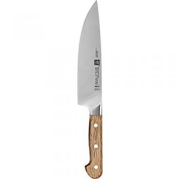 ZWILLING Pro Wood Couteau de chef 20 cm, Poignée en chêne naturel
