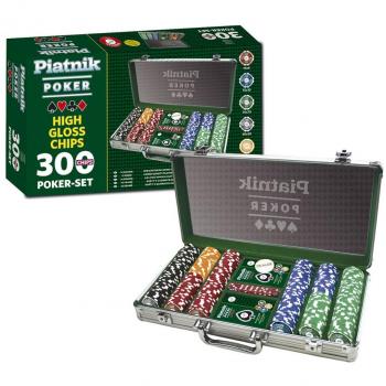 Piatnik Deluxe Poker Chip Set (300 Pieces) with Case