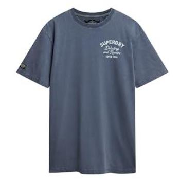 T-shirt Superdry Trade Tools OverTaille Bleu L