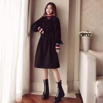 Fleece Long Sleeve Lactation Dress