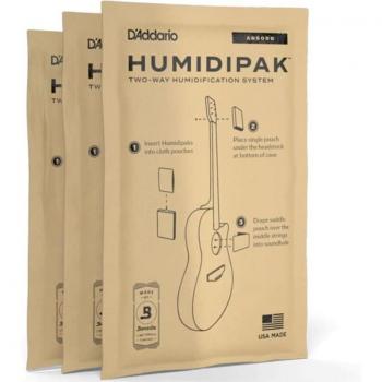 D'Addario Humidipak 3-Pack Replacement Packets