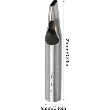 Precision Oval Leather Drill – Metal Silver Punch