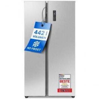 Bomann SBS 7344 Stand Side-by-Side Kombination, 90 cm breit, 442 L, Total NoFros