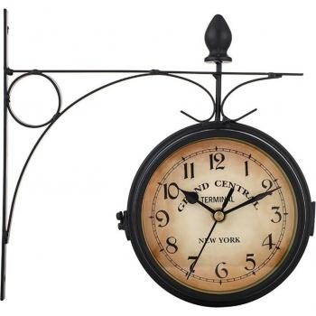 Metal Frame Double Sided Clock