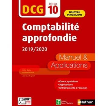 Comptabilité approfondie DCG 10 Manuel & applications Grand Format