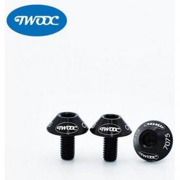 TWOOC 2Pcs Bike Water Bottle Holder Installation Screws M5*10mm
