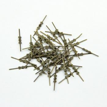 Bronze Metal Curtain Pins 25mm