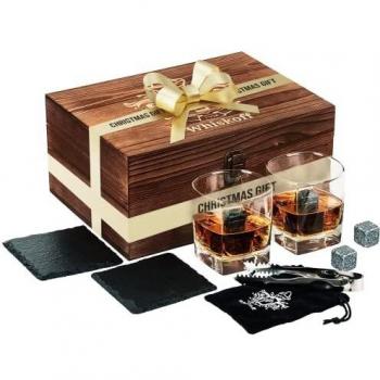 Caja de Juegos de Copas para Whisky