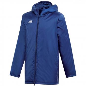 Chaqueta Core 18 Stadium para Niños – Azul y Blanco