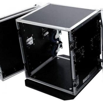 Deejay LED 12RU Space Fly Drive Case with Wheels for DJ Rackmount