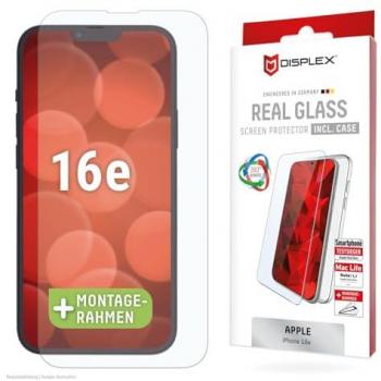 DISPLEX Echtglas + Schutzhülle iPhone 16e