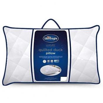 Silentnight Soft Duck Feather Pillow Set – Natural Filling, Cotton Cover